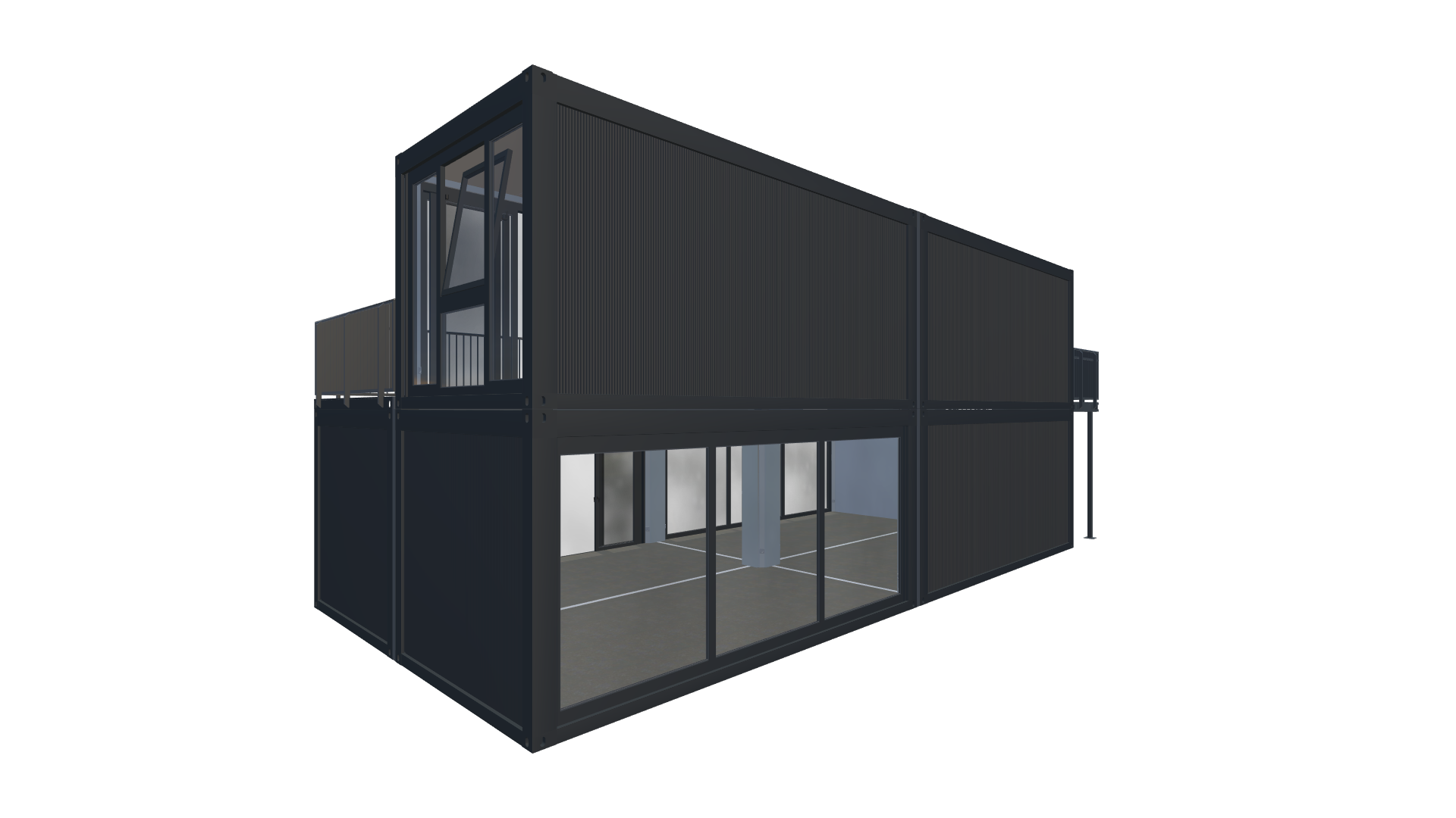 Eventcontainer Vario-Line | PREFAB 31 - Hinten Rechts Eventcontainer Vario-Line | PREFAB 31 - Screenshot - Hinten Rechts