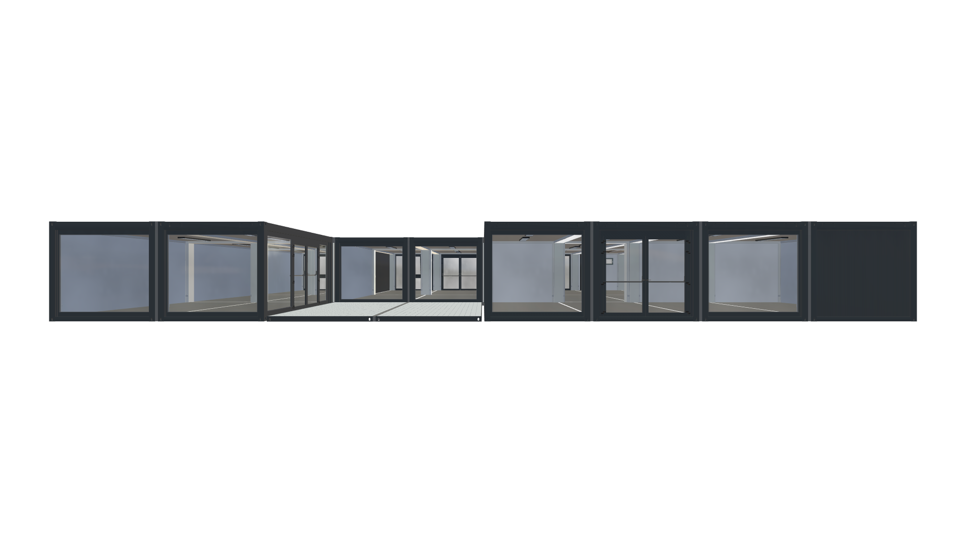 Eventcontainer Vario-Line | PREFAB 35 - Frontal Eventcontainer Vario-Line | PREFAB 35 - Screenshot - Frontal