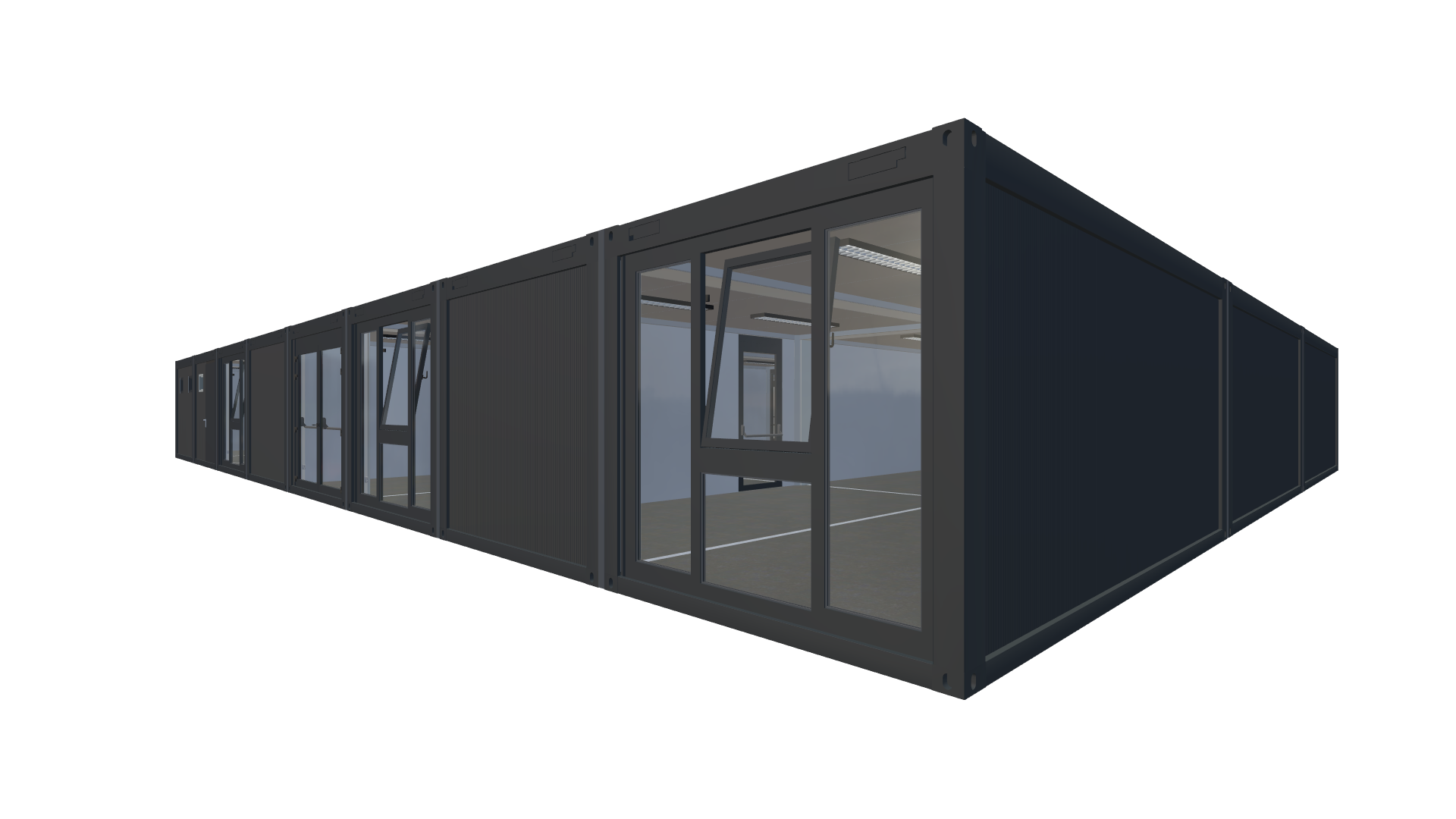 Eventcontainer Vario-Line | PREFAB 35 - Hinten Links Eventcontainer Vario-Line | PREFAB 35 - Screenshot - Hinten Links