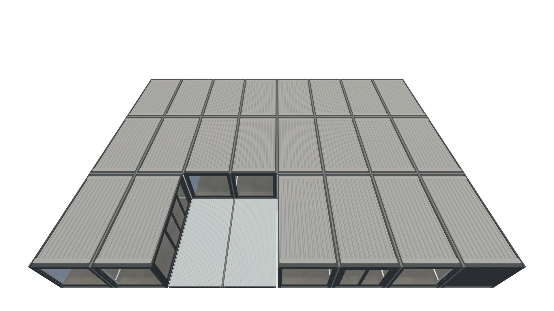 Eventcontainer Vario-Line | PREFAB 35 - Screenshot - Schräg Oben