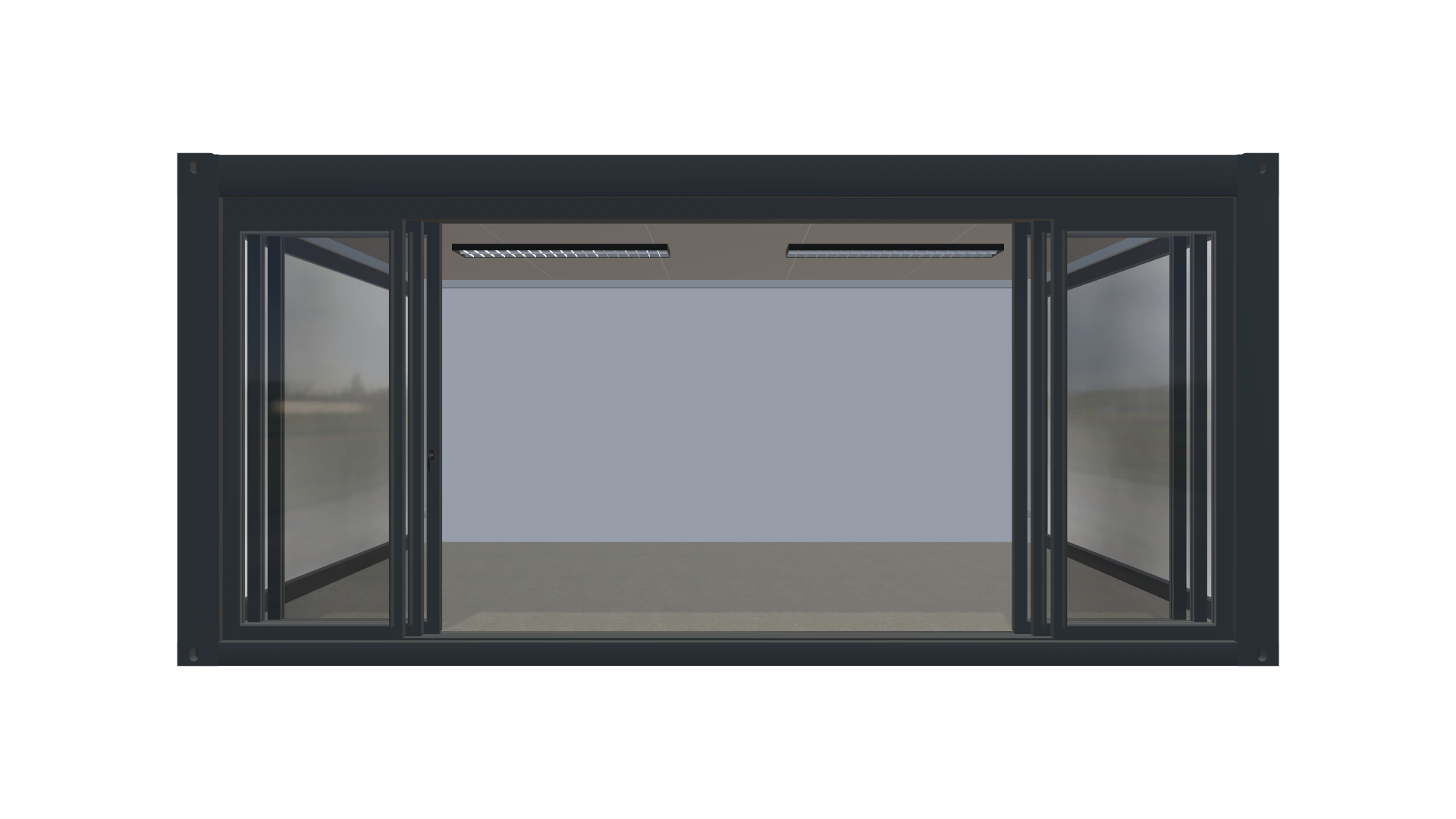 Eventcontainer Vario-Line | PREFAB 16 - Frontal Eventcontainer Vario-Line | PREFAB 16 - Screenshot - Frontal