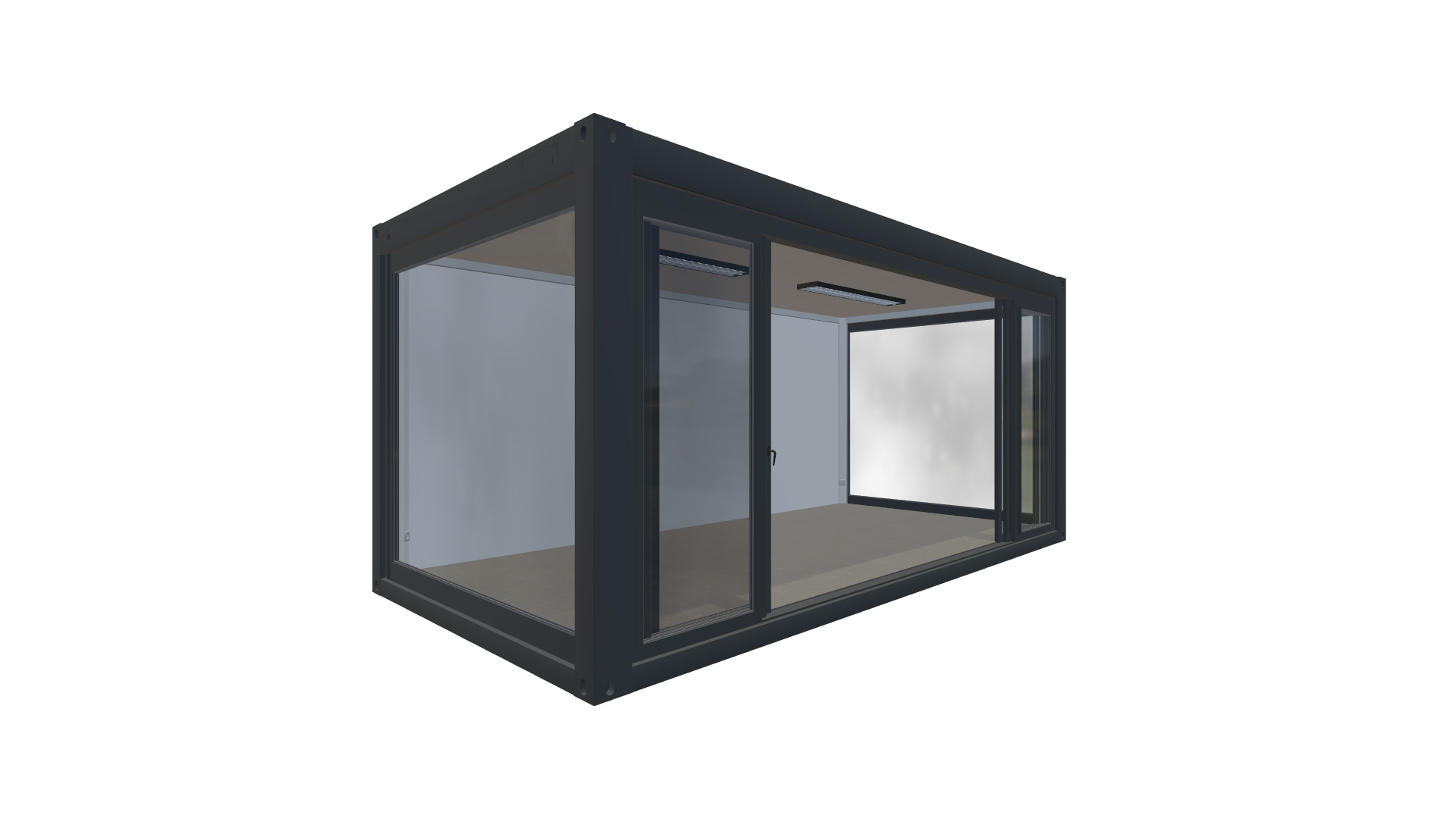 Eventcontainer Vario-Line | PREFAB 16 - Vorne Links Eventcontainer Vario-Line | PREFAB 16 - Screenshot - Vorne Links