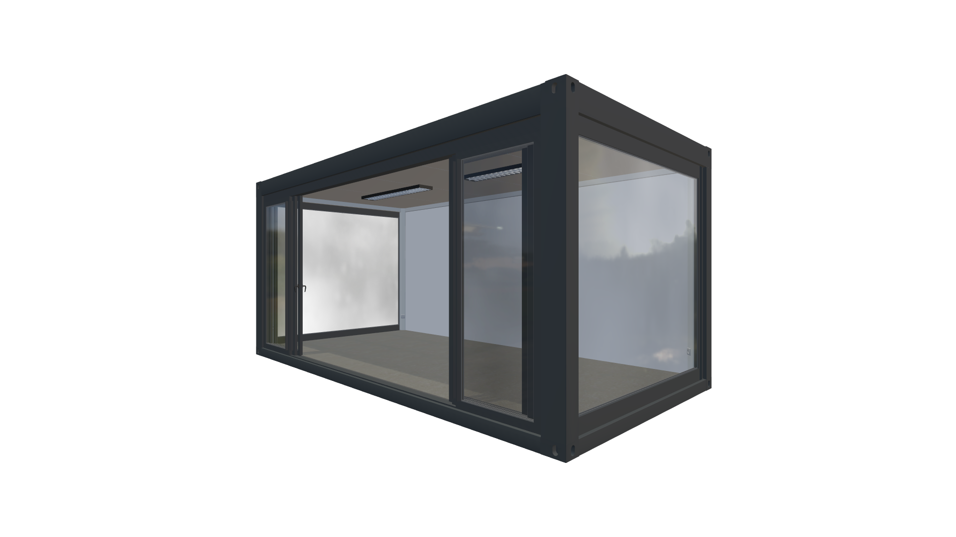 Eventcontainer Vario-Line | PREFAB 16 - Vorne Rechts Eventcontainer Vario-Line | PREFAB 16 - Screenshot - Vorne Rechts