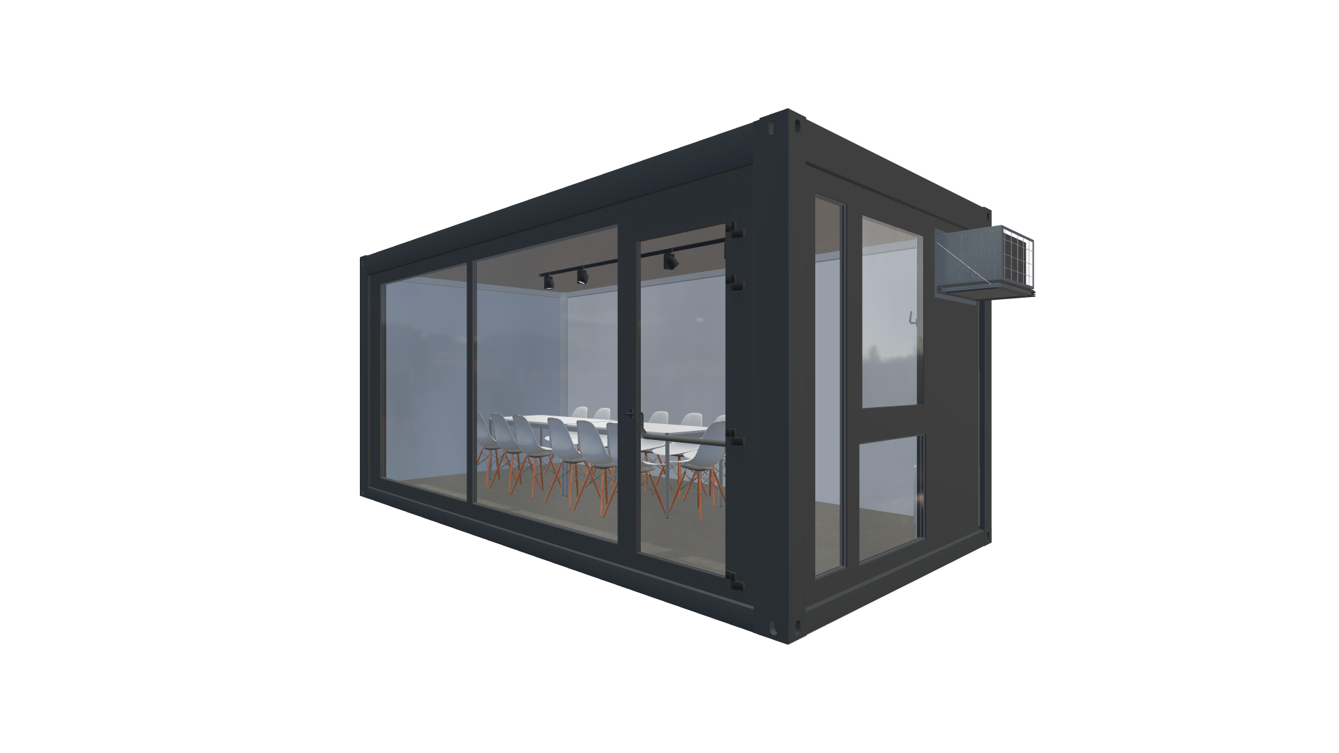 Eventcontainer Vario-Line | PREFAB 104 - Vorne Rechts Eventcontainer Vario-Line | PREFAB 104 - Screenshot - Vorne Rechts