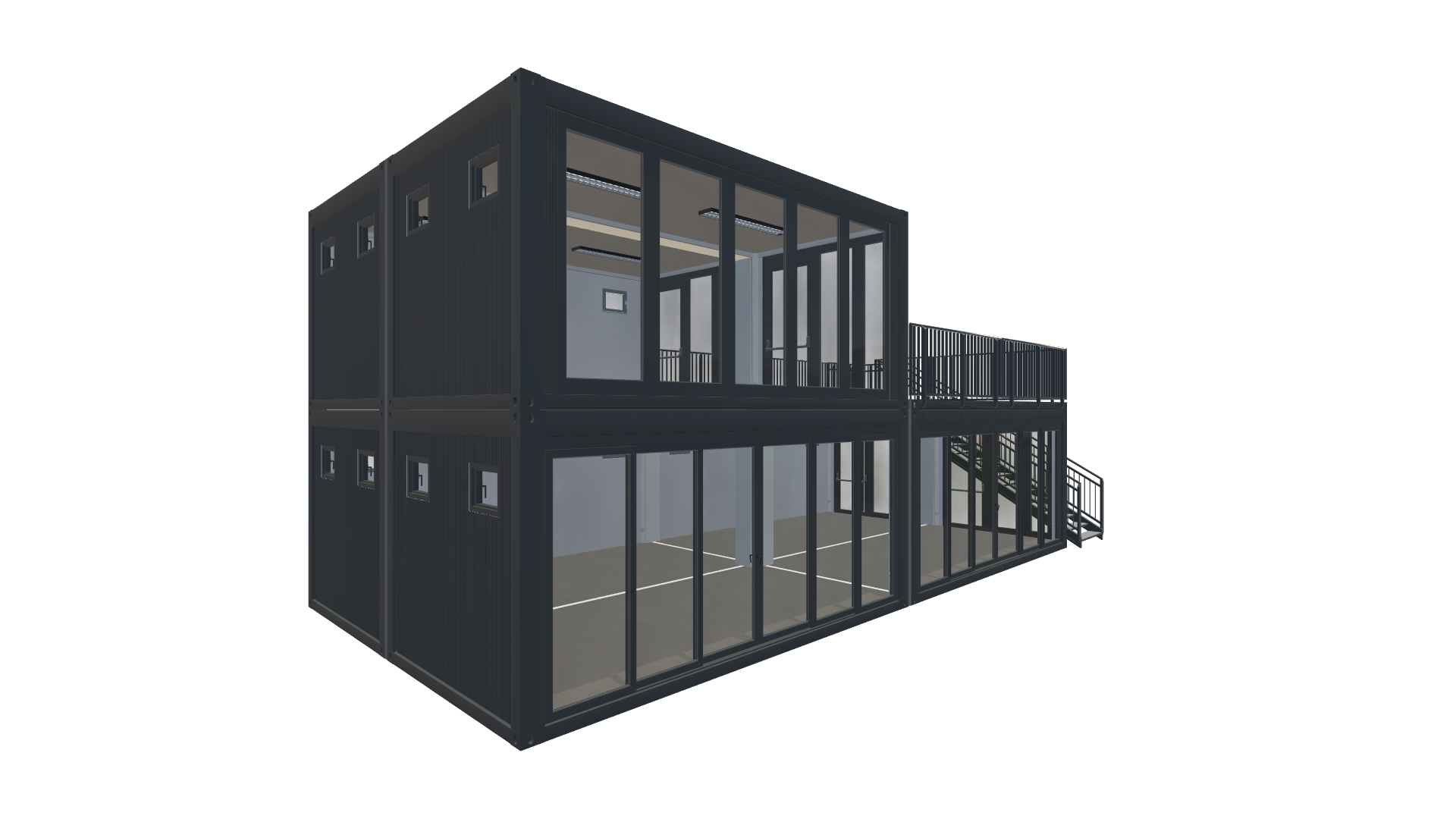 Eventcontainer Vario-Line | PREFAB 55 - Screenshot - Vorne Links