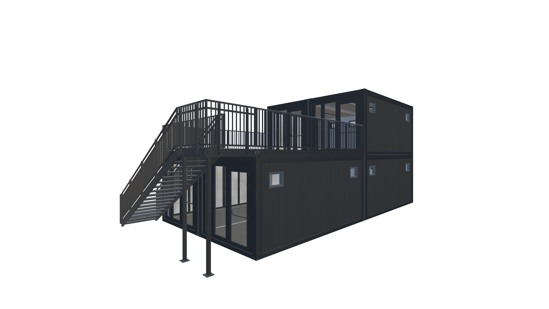 Eventcontainer Vario-Line | PREFAB 55 - Screenshot - Hinten Rechts