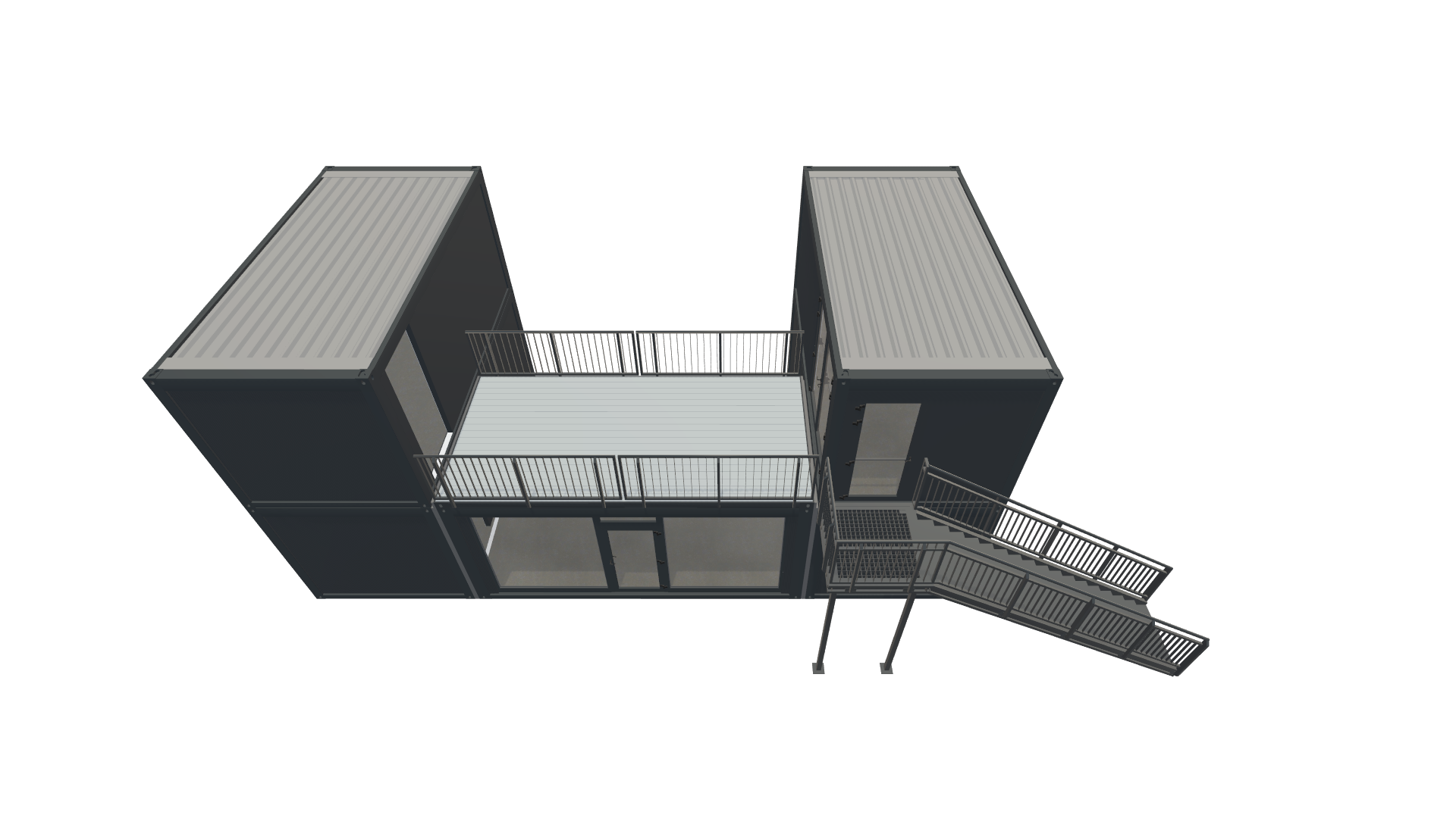 Eventcontainer Vario-Line | PREFAB 62 - Screenshot - Schräg Oben