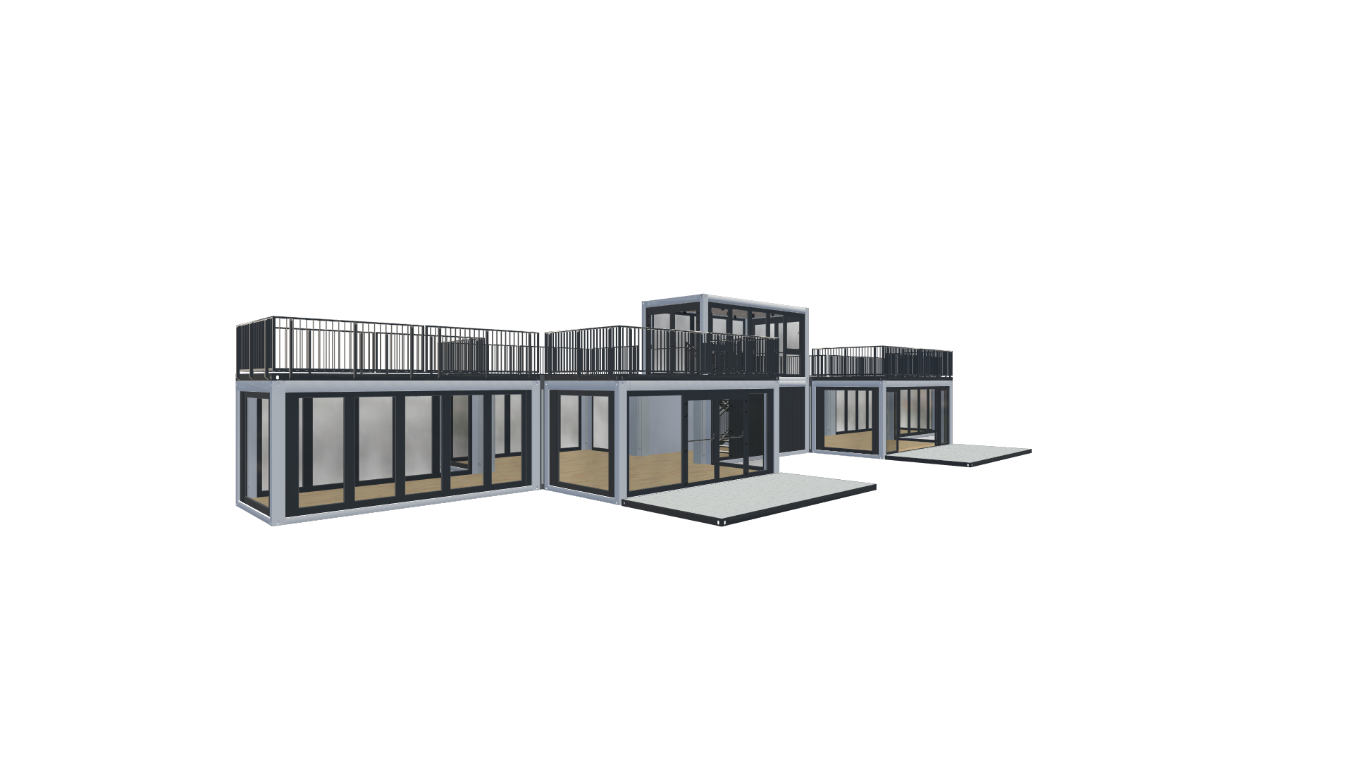 Eventcontainer Vario-Line | PREFAB 96 - Vorne Links Eventcontainer Vario-Line | PREFAB 96 - Screenshot - Vorne Links