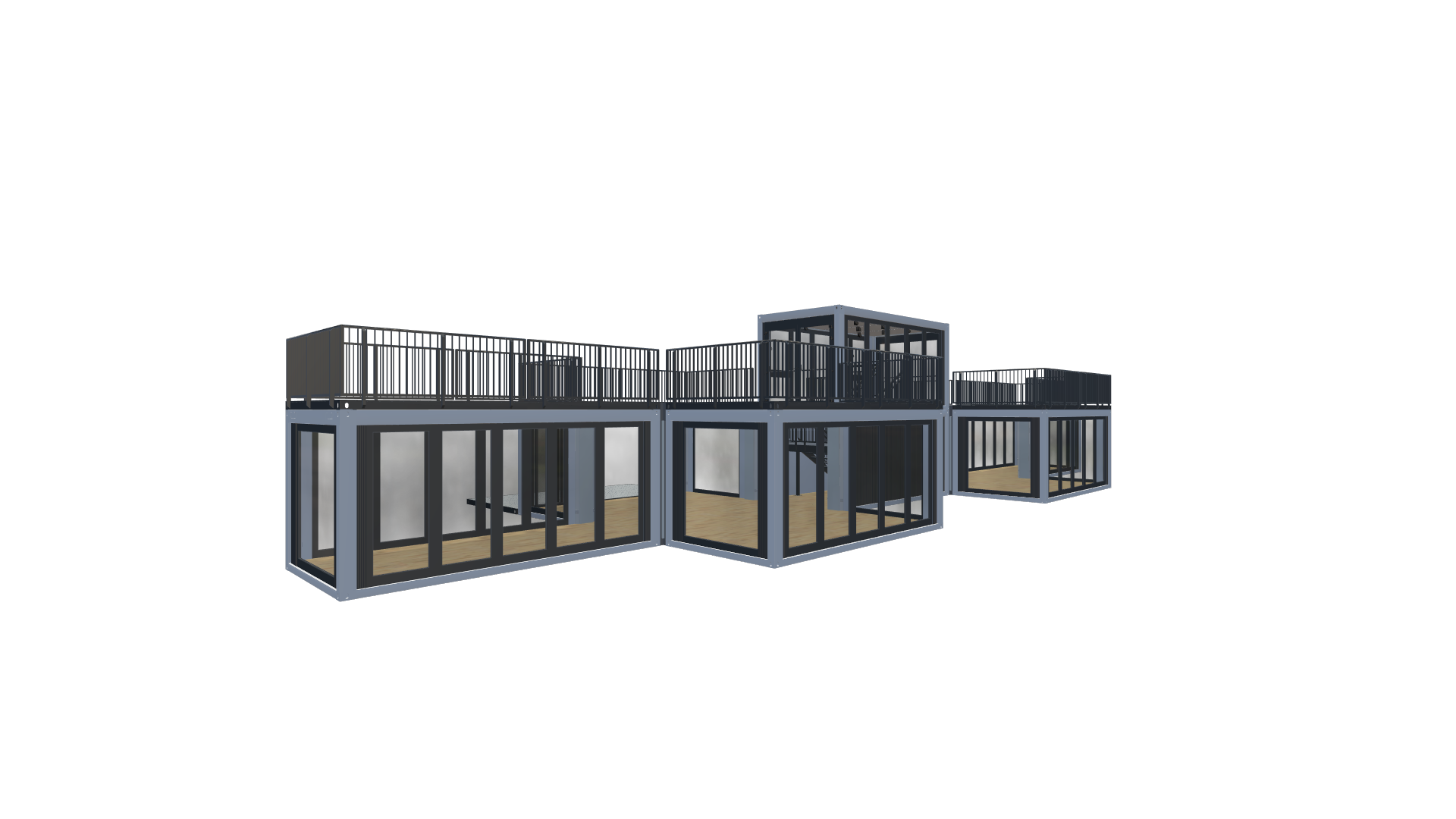 Eventcontainer Vario-Line | PREFAB 96 - Hinten Rechts Eventcontainer Vario-Line | PREFAB 96 - Screenshot - Hinten Rechts