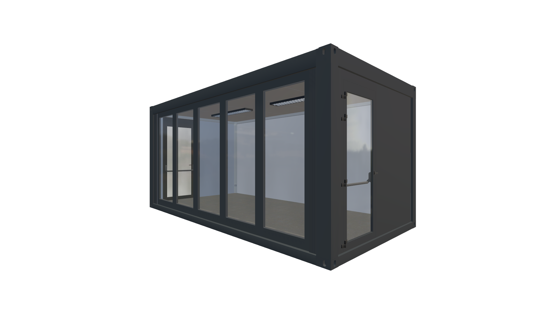 Eventcontainer Vario-Line | PREFAB 8 - Vorne Rechts Eventcontainer Vario-Line | PREFAB 8 - Screenshot - Vorne Rechts