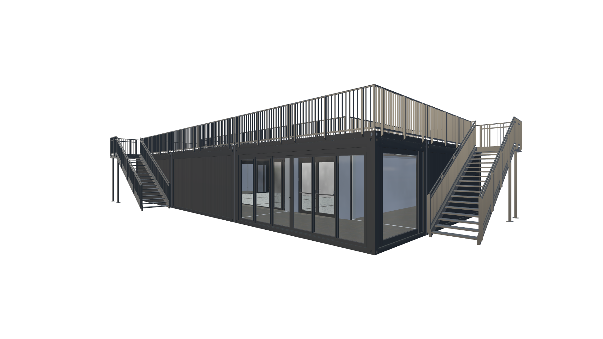 Eventcontainer Vario-Line | PREFAB 33 - Hinten Links Eventcontainer Vario-Line | PREFAB 33 - Screenshot - Hinten Links