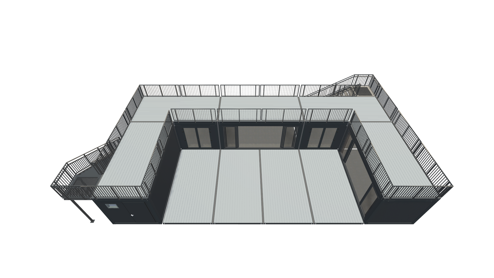 Eventcontainer Vario-Line | PREFAB 33 - Schräg Oben Eventcontainer Vario-Line | PREFAB 33 - Screenshot - Schräg Oben