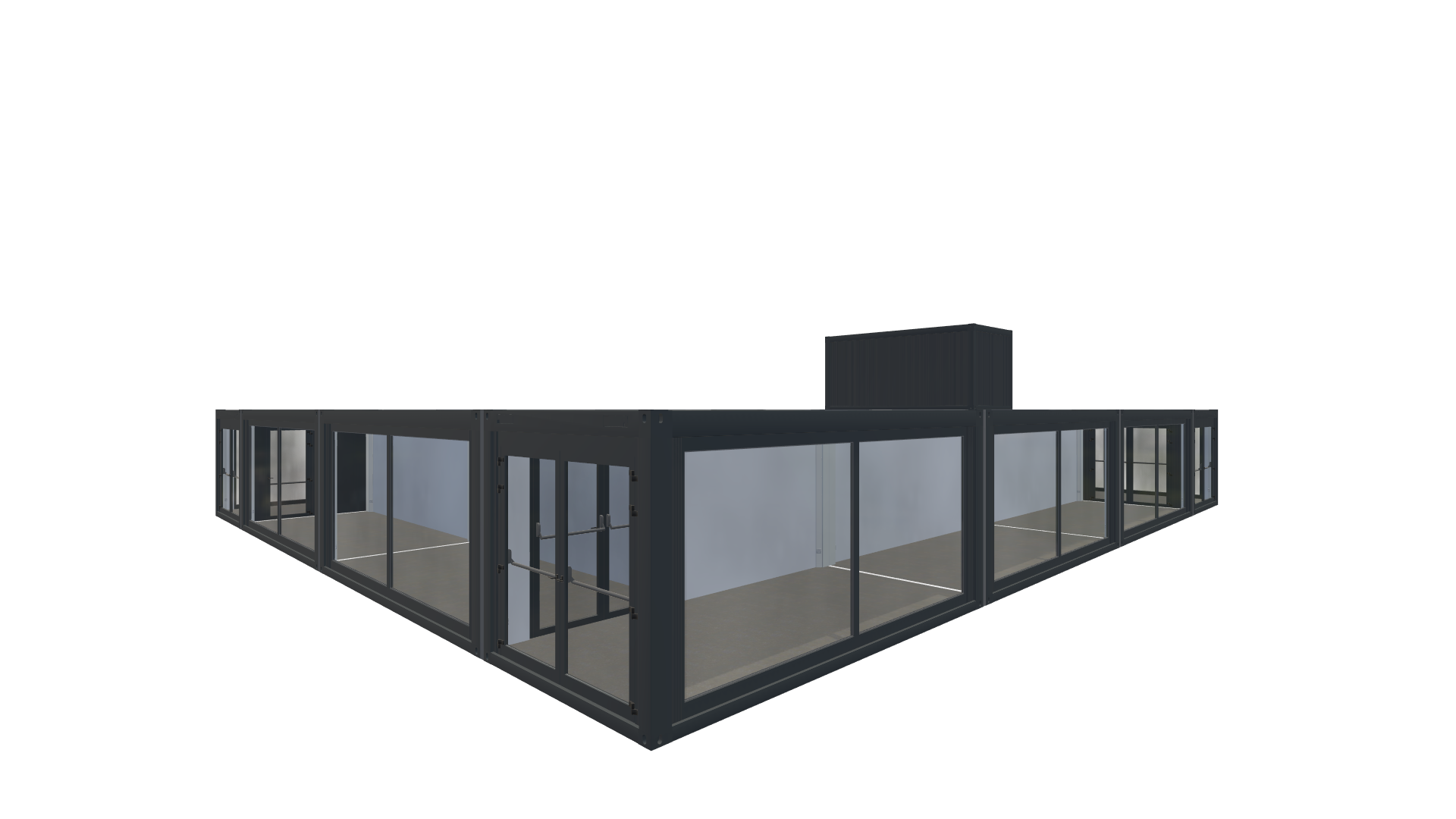 Eventcontainer Vario-Line | PREFAB 66 - Vorne Links Eventcontainer Vario-Line | PREFAB 66 - Screenshot - Vorne Links