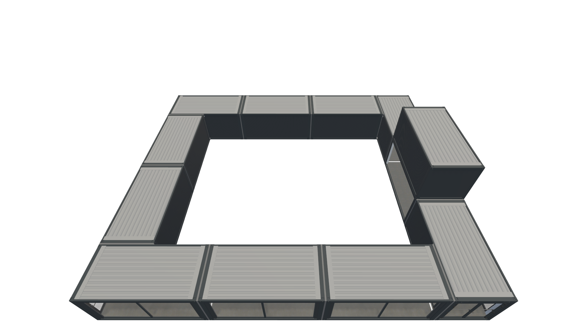 Eventcontainer Vario-Line | PREFAB 66 - Screenshot - Schräg Oben