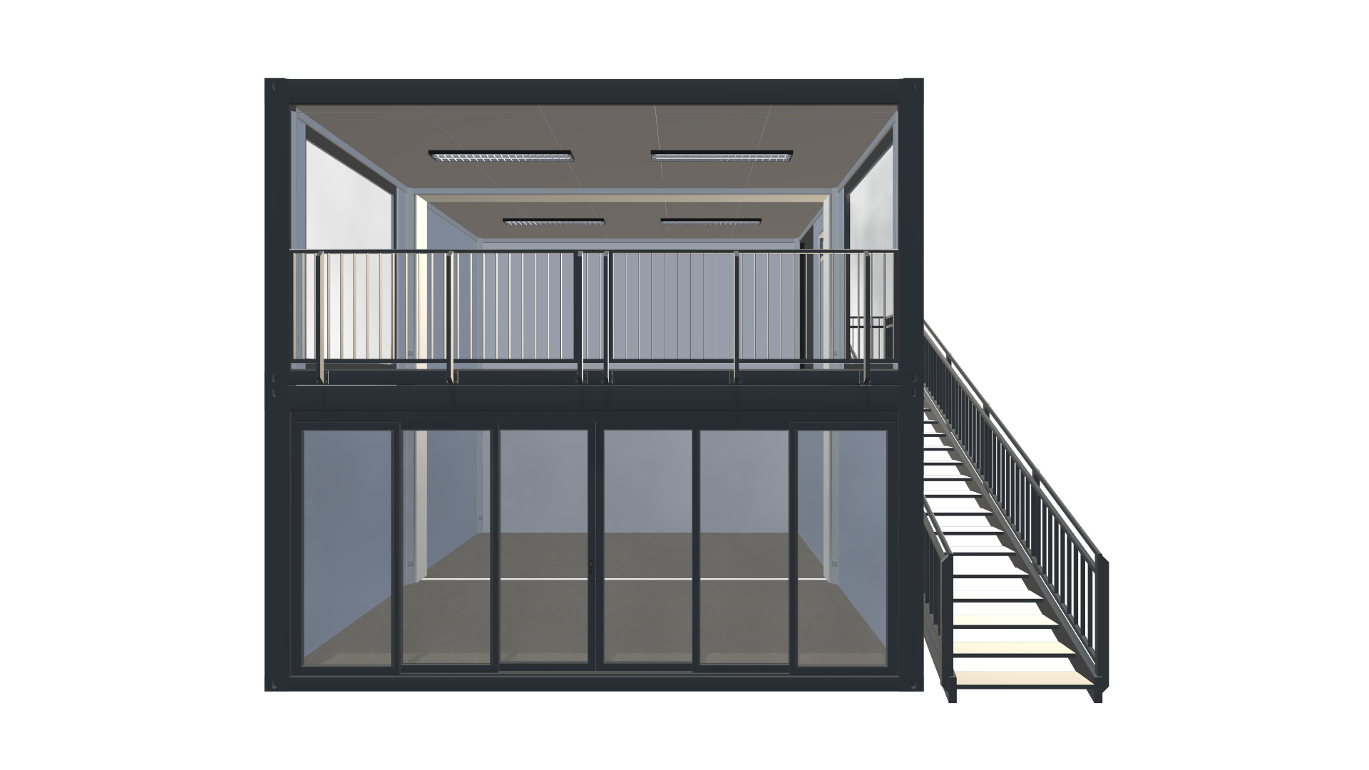 Eventcontainer Vario-Line | PREFAB 139 - Frontal Eventcontainer Vario-Line | PREFAB 139 - Screenshot - Frontal