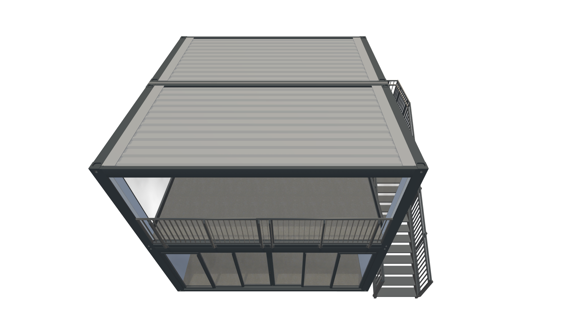 Eventcontainer Vario-Line | PREFAB 139 - Screenshot - Schräg Oben