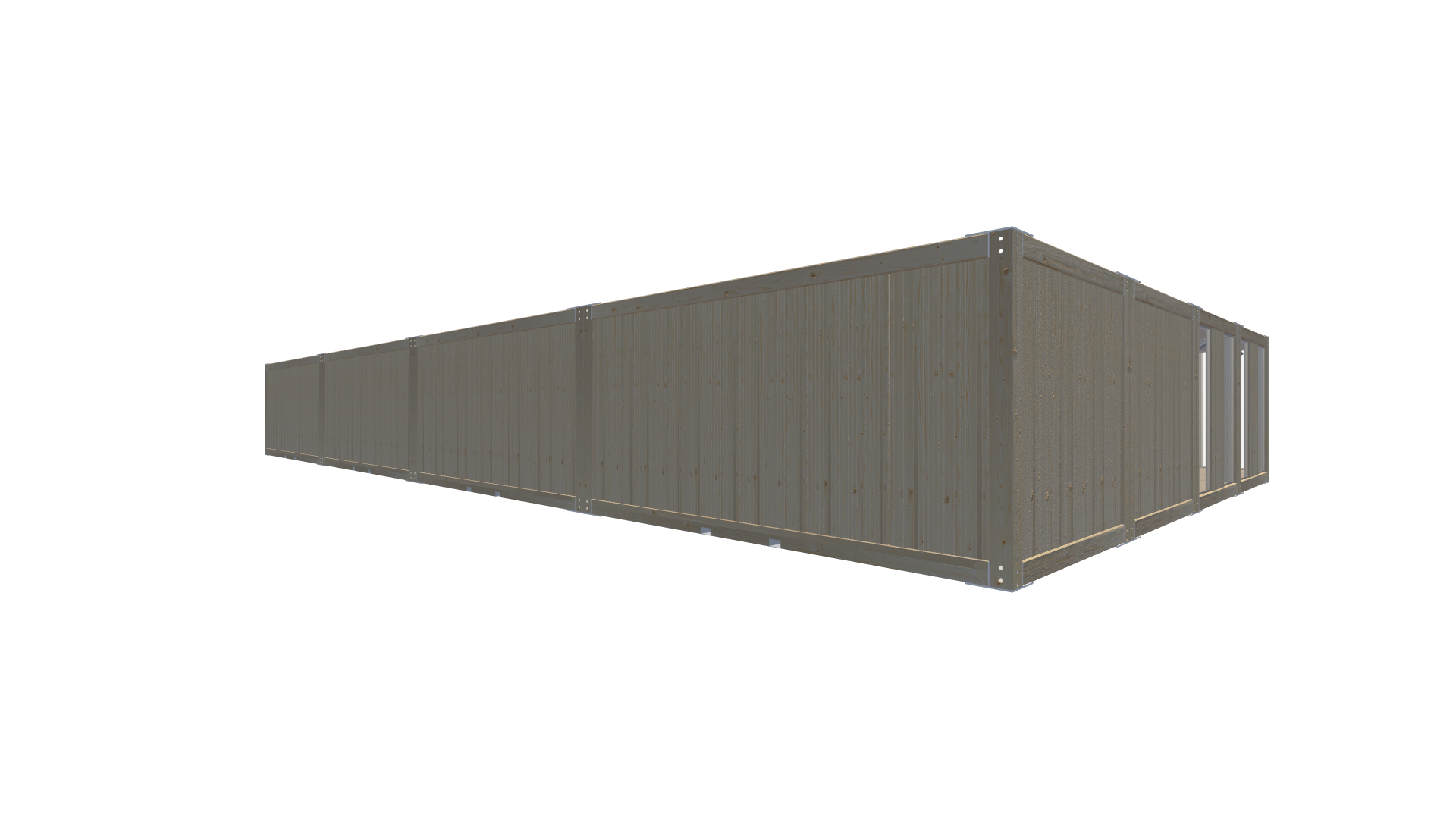 Holzmodule Woodline - PREFAB 213 - Hinten Links Holzmodule Woodline - PREFAB 213 - Screenshot - Hinten Links