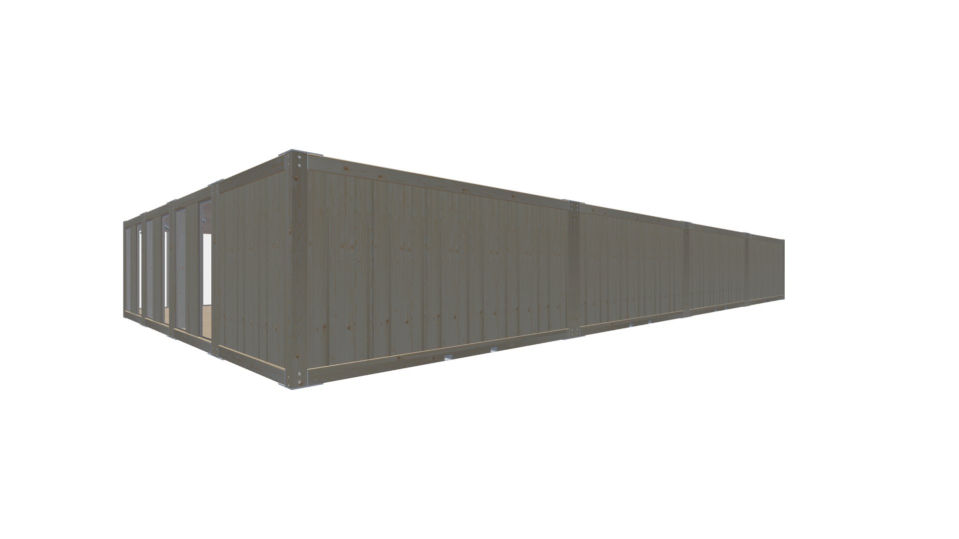 Holzmodule Woodline - PREFAB 213 - Hinten Rechts Holzmodule Woodline - PREFAB 213 - Screenshot - Hinten Rechts