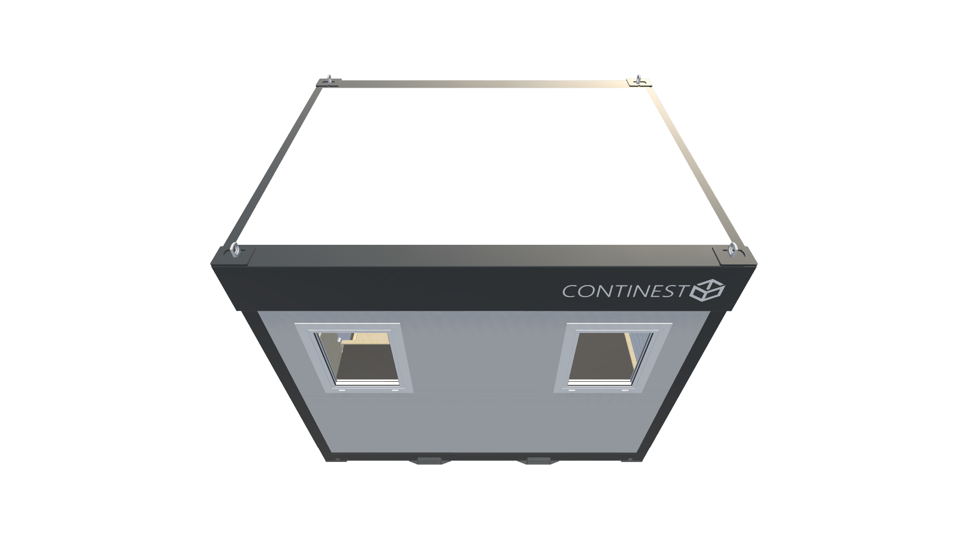 Faltmodule CN10-Standard Bed Stay – PREFAB 404 - Screenshot - Schräg Oben