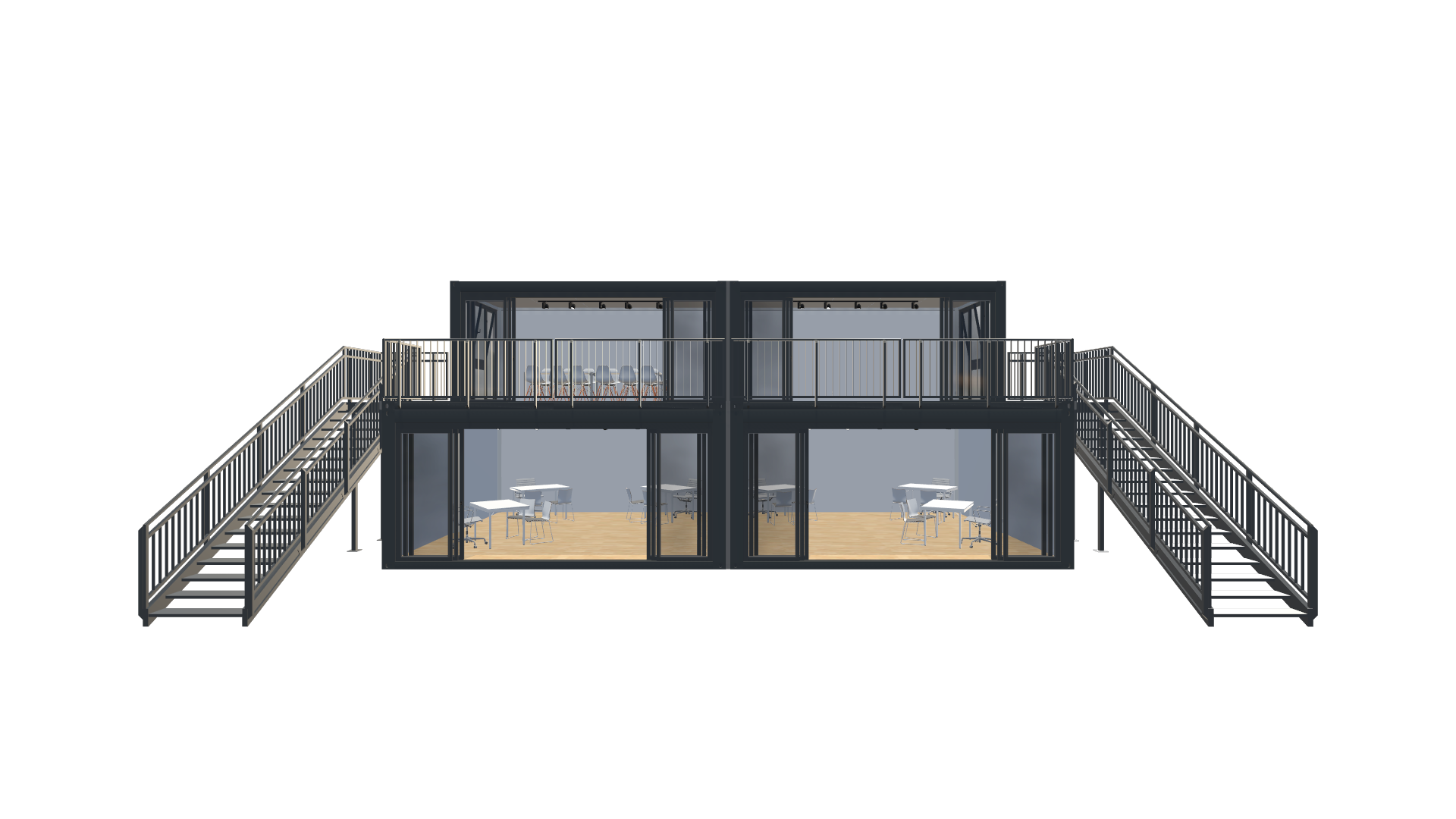 Eventcontainer Vario-Line | PREFAB 106 - Frontal Eventcontainer Vario-Line | PREFAB 106 - Screenshot - Frontal