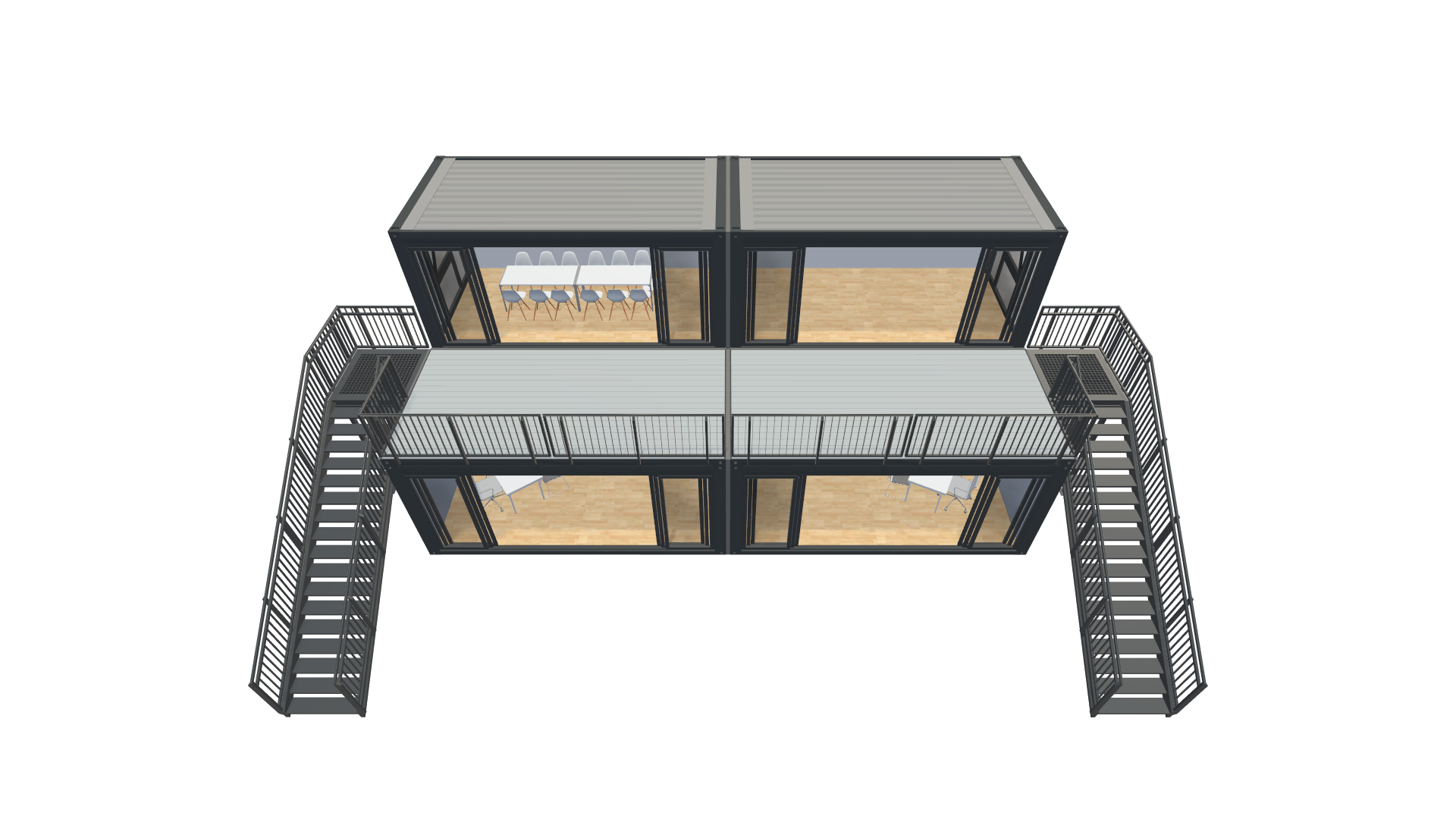 Eventcontainer Vario-Line | PREFAB 106 - Schräg Oben Eventcontainer Vario-Line | PREFAB 106 - Screenshot - Schräg Oben