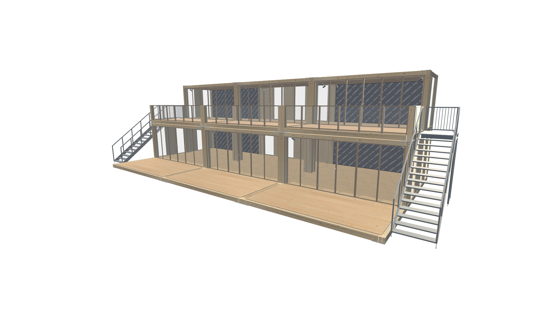Holzmodule Woodline - PREFAB 210 - Screenshot - Showcase