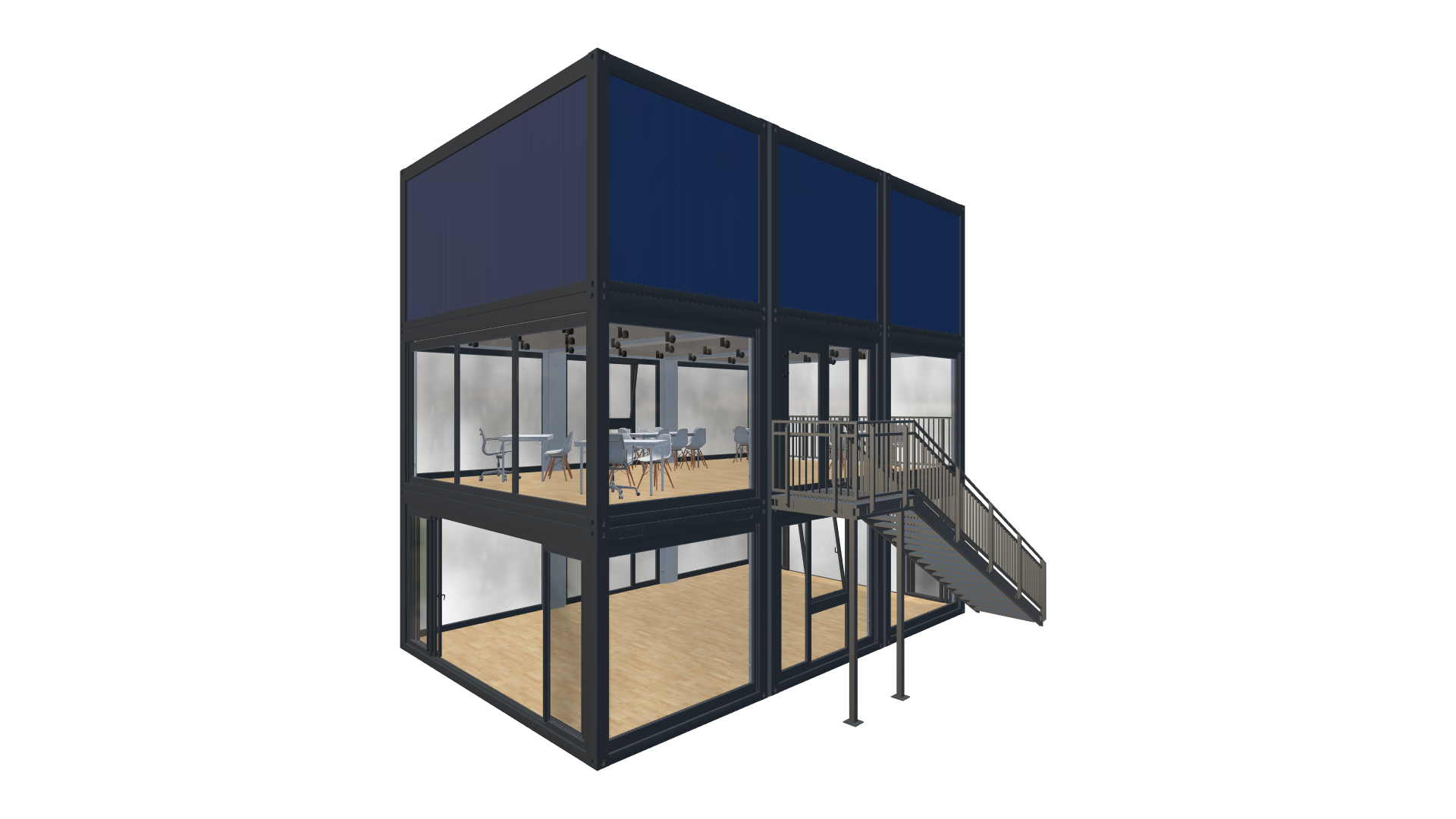 Eventcontainer Vario-Line | PREFAB 105 - Screenshot - Hinten Links