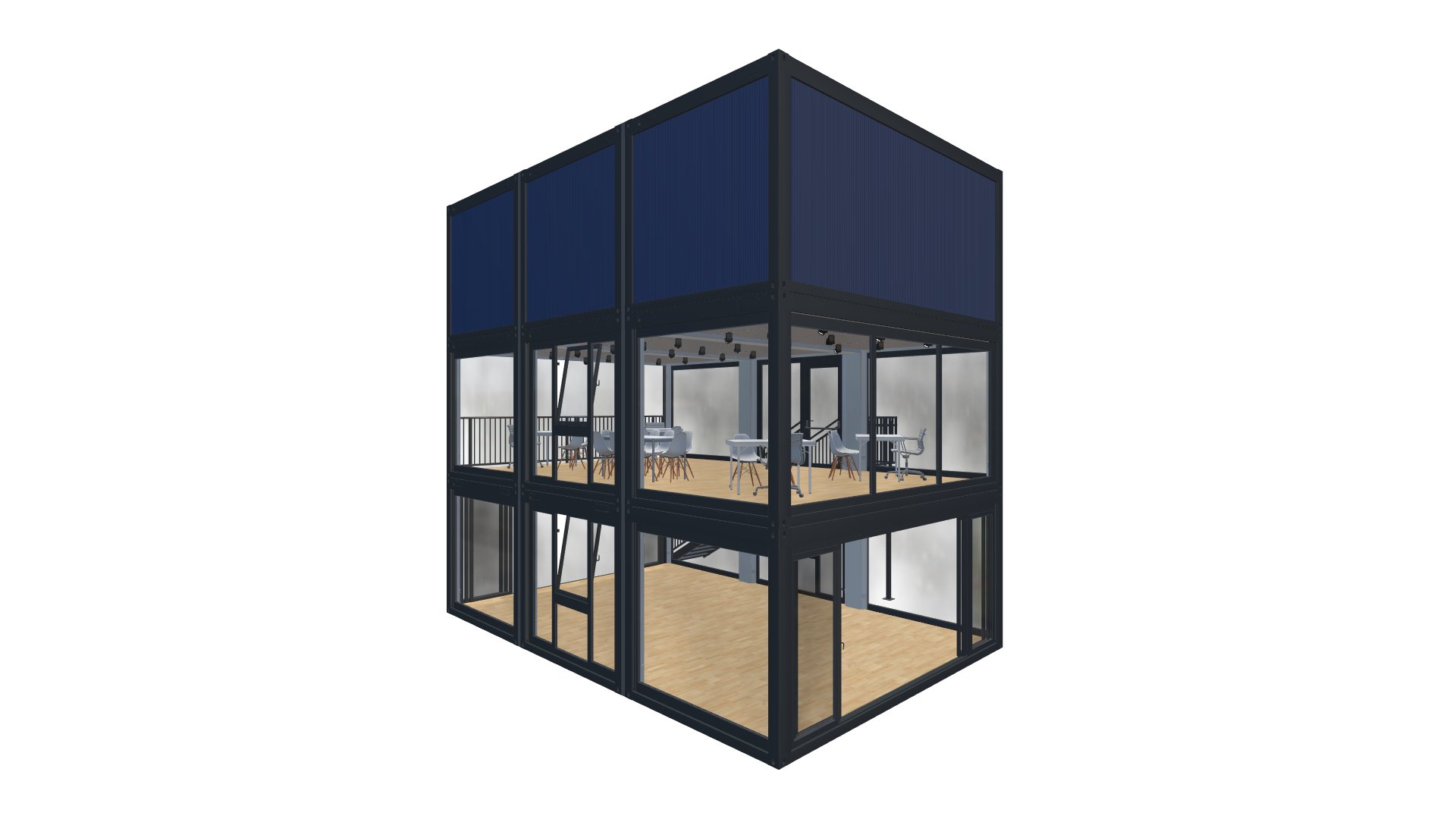 Eventcontainer Vario-Line | PREFAB 105 - Screenshot - Hinten Rechts