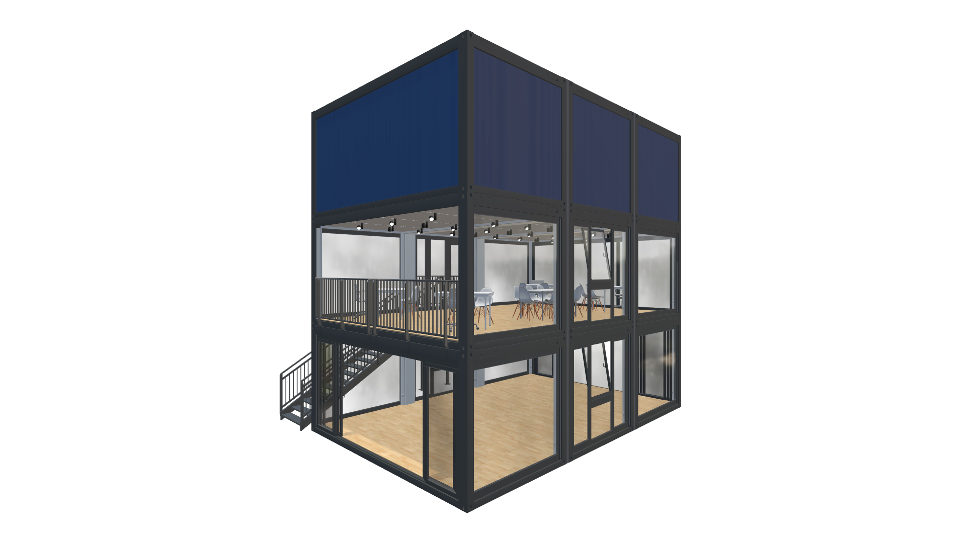 Eventcontainer Vario-Line | PREFAB 105 - Screenshot - Vorne Rechts